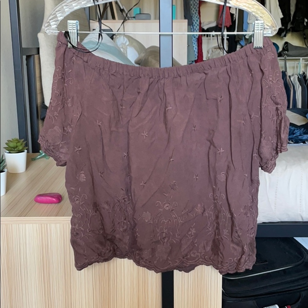 H&M strapless shirt